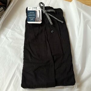 Men's George Knit Black Sleep Pants, large Men's Pajamas, Comfort Waistband, etc